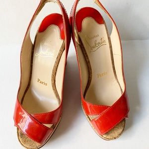 Christian Louboutin “Une Plume” wedges